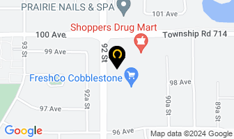 Cobblestone Dental in Grande Prairie map