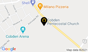 Cobden Pentecostal Church in Cobden map