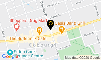 Cobourg Dbia in Cobourg map