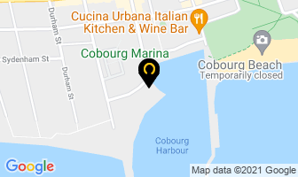 Cobourg Marina in Cobourg map