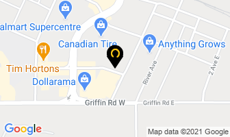 Cochrane Collision Repair Ltd in Cochrane map
