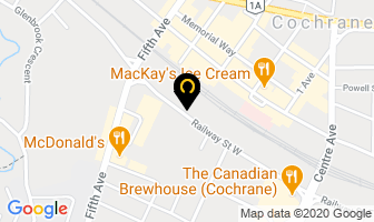 Cochrane Dental Centre in Cochrane map