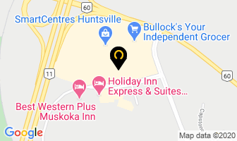 Coffee Cabin in Huntsville map
