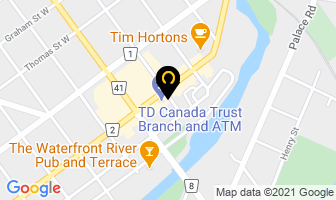 Coffee Cravings in Napanee map