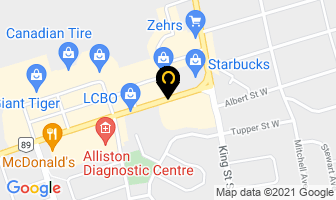 Coffee Culture in Alliston map