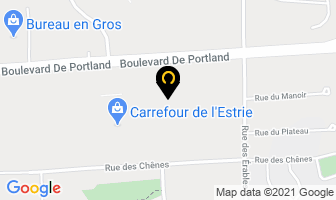 Coiffeurs Continental Carrefour De L'estrie in Peterborough map