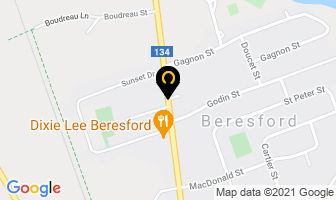 Coiffure Centre-Ville in Beresford map