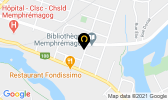 Coiffure Club in Magog map