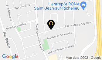 Coiffure Concept 2000 in Saint-Jean-sur-Richelieu map