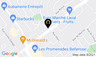 Coiffure Image in Beauharnois map