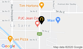 Coiffure La Caboche in La Sarre map