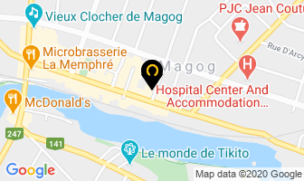 Coiffure Medley in Magog map