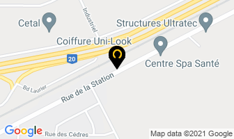 Coiffure Uni-Look in Laurier-station map