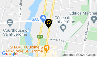 Coiffure Visa in Saint-Jérôme map