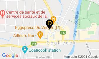 Coif'ta Caboche in Coaticook map