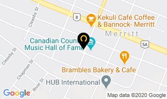 Coldwater Hotel in Merritt map