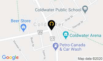 Coldwater Rental in Coldwater map