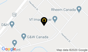 Coleman Canada in Brampton map
