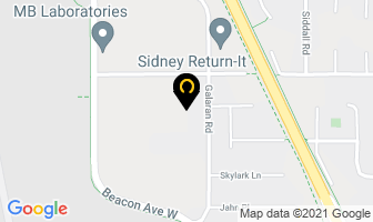 Coleman Flowers in Sidney map