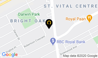 Colette's Skin Care in Winnipeg map