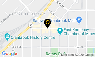 Colgur T G in Cranbrook map