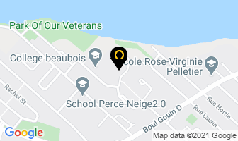 College Beaubois Elementary in Pierrefonds map