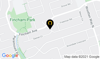 College Lawn Care Service in Markham map