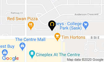 College Park Massage Therapy in Saskatoon map