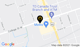 College Sports in Magog map
