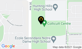 Collicutt Centre in Red Deer map