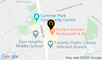 Colon Cancer Canada in Orillia map