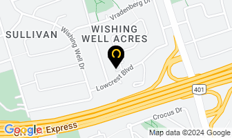 Colourworks Painting Design in Toronto map