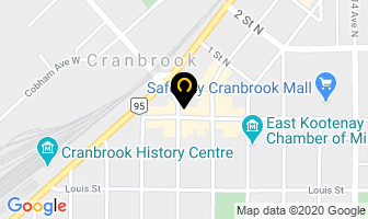 Columbia Basin Trust in Cranbrook map