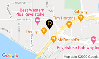Columbia Chevron Service in Revelstoke map