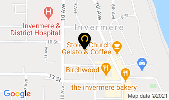 Columbia Valley Pioneer in New Westminster map