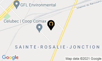 Comax Coop&eacute;rative Agricole in Saint-Hyacinthe map