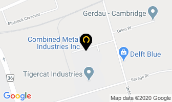 Combined Metal Industries Inc in Cambridge map