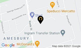 Comda Advertising Connections in Orillia map