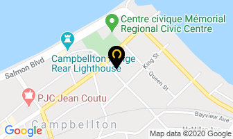 Comeau Optical Inc in Campbellton map