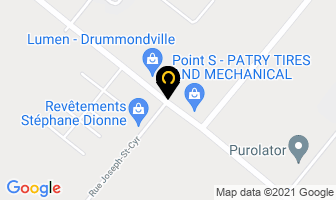 Cometal Std Inc in Drummondville map