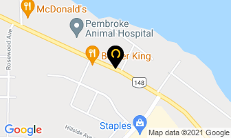 Comfort Inn in Pembroke map