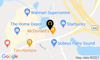 Comfort Inn in Parry Sound map