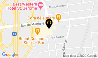Comfort Inn & Suites in Saint-Jérôme map