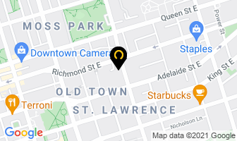 Comfort Tour Canada in Orillia map