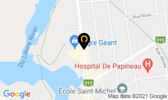 Comit&eacute; Alpha Papineau in Gatineau map