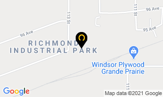 Commando Oilfield Services in Grande Prairie map