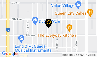 Commercial Beverage Inc in Regina map