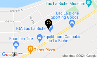 Commercial Bus Consulting in Lac la Biche map