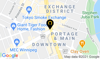 Commercial Credit in Winnipeg map