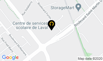 Commission Scolaire De Laval Administration in Beauharnois map